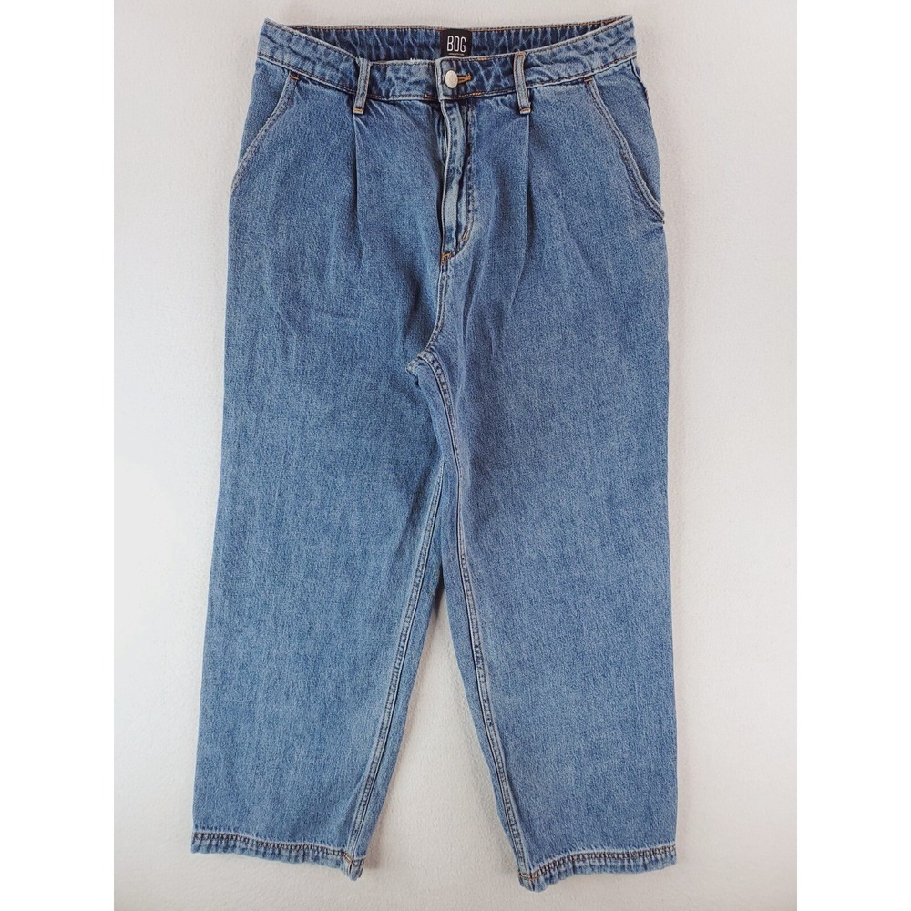 BDG Jeans Womens 29 Blue Wide Leg Trouser Pleated‎ Pants Grunge Skater 90s Y2K